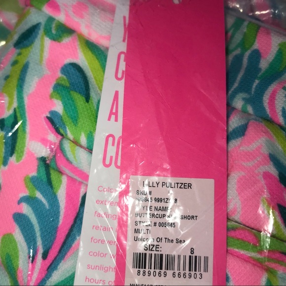 LILLY PULITZER Buttercup Stretch Shorts Scalloped - Picture 7 of 9